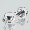 TOYJOY GLASS WORXX Stargazer Glass Plug Medium Clear. Butt plug. Product details include functions