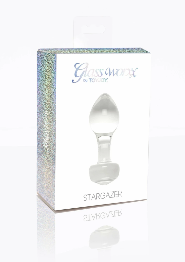 TOYJOY GLASS WORXX Anal Stargazer szklany korek anatomiczny Å›redni