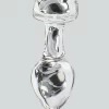 TOYJOY GLASS WORXX Stargazer Glass Plug Medium Clear