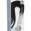 TOYJOY Crystal Leather Whip - Glass Handle & Genuine