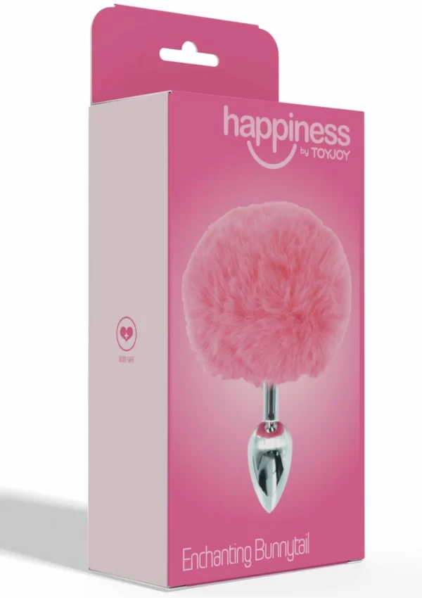 ToyJoy HAPPINESS Enchanting Bunnytail aluminiowy model z puszystym ogonkiem