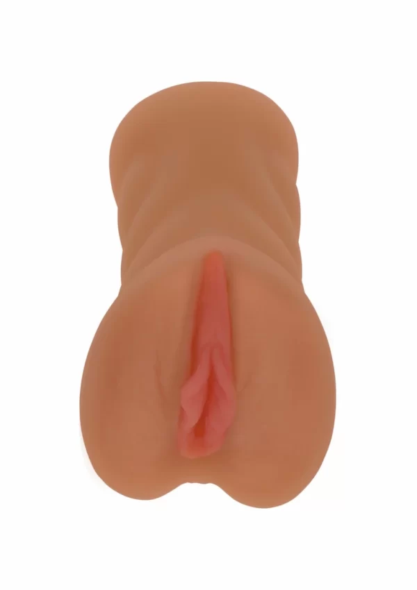 Private Alexa Tomas Intimate Pocket Device Caramel Compact Model combines flexible elastomer and an ergonomic design in a practical