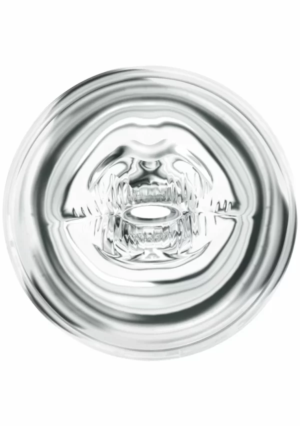 PRIVATE Crystal Clear Dual-Ended Intimate Sleeve Transparent 21 cm combines an ergonomic design and adjustable pressure in a practical