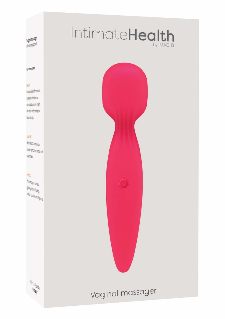 Mae B Vaginal Massager kompaktowy z pokrowcem do masażu