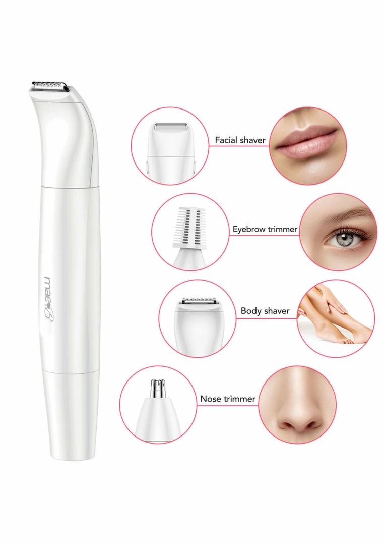 Mae B All-in-one Ladyshave 4-in-1 Precision Trimmer Set Pink