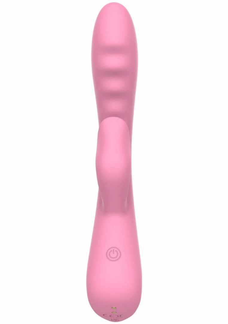 TOYJOY The Belle Rabbit Vibrator Pink Ergonomic Dual-Action