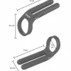 Fushion Vibrating Couple Ring - pierścień wibrujący dla par - Anelma eroticshop
