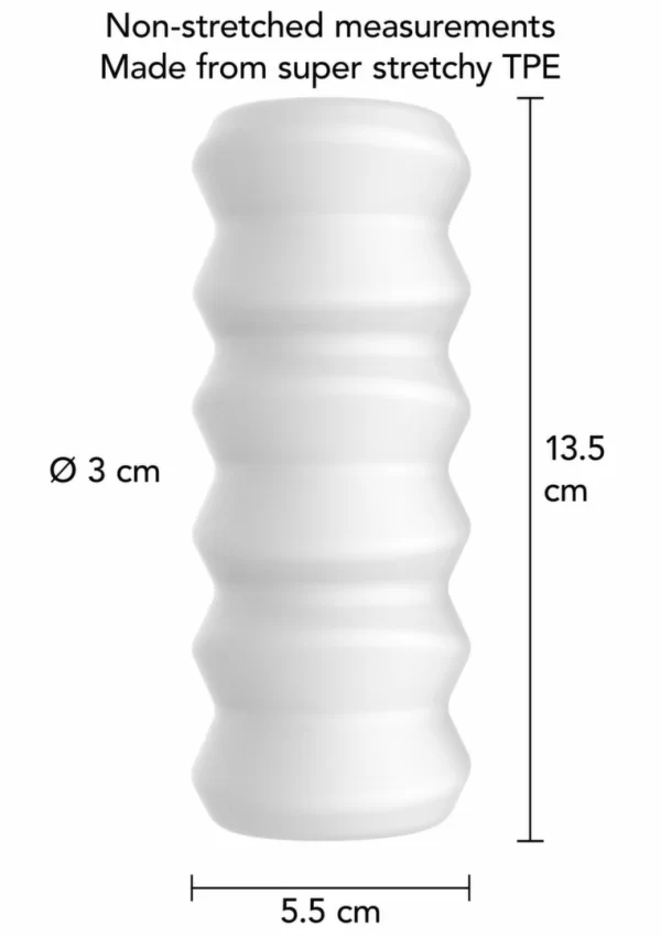 TOYJOY HERO Large Intimate Machine Pilar combines flexible elastomer and an ergonomic design for comfortable