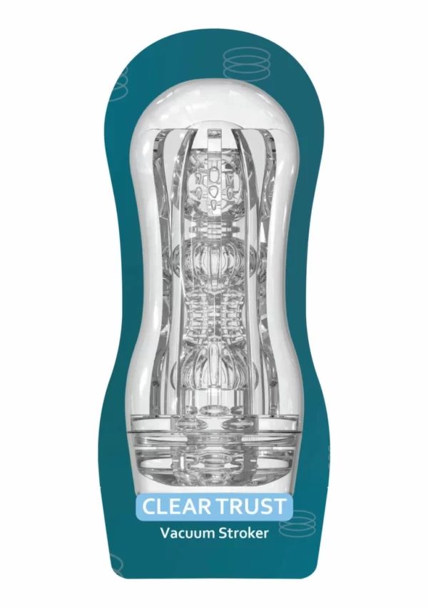 TOYJOY HERO Vacuum Stroker Transparent Adjustable System 8713221844385 combines flexible elastomer and an ergonomic design in a practical