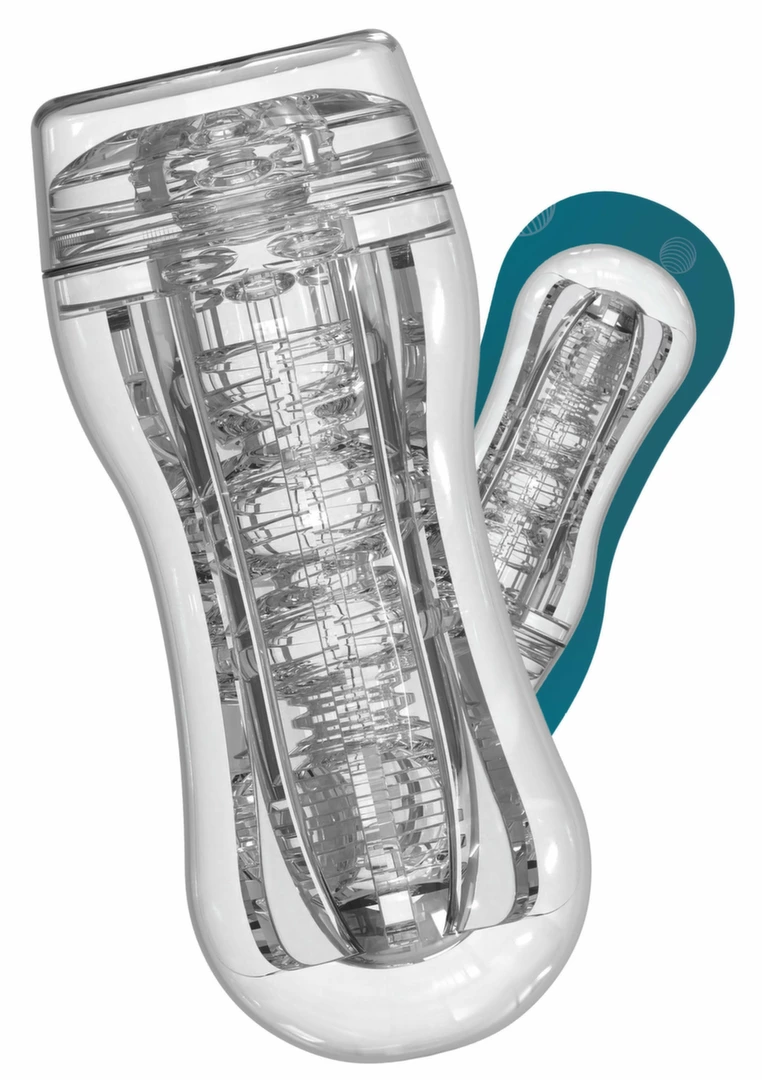 TOYJOY HERO Clear Wave Vacuum Intimate Machine Transparent