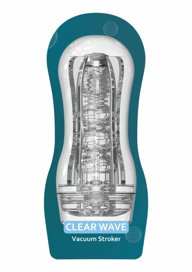 TOYJOY HERO Clear Wave Vacuum Intimate Machine Transparent Sleeve combines an ergonomic design and adjustable pressure in a practical