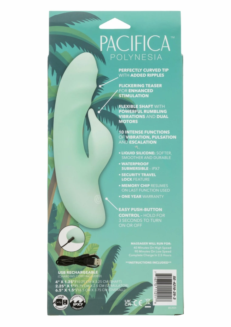 CalExotics Pacifica Polynesia Dual Stimulator Liquid