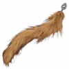 CalExotics Running Wild Tail Metallic Probe with Synthetic Fur Tail. Butt plug