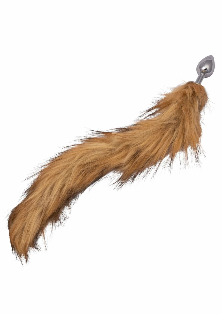 CalExotics Running Wild Tail Metallic Probe with Synthetic Fur Tail. Butt plug