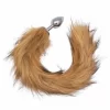 CalExotics Running Wild Tail Metallic Probe with Synthetic Fur Tail