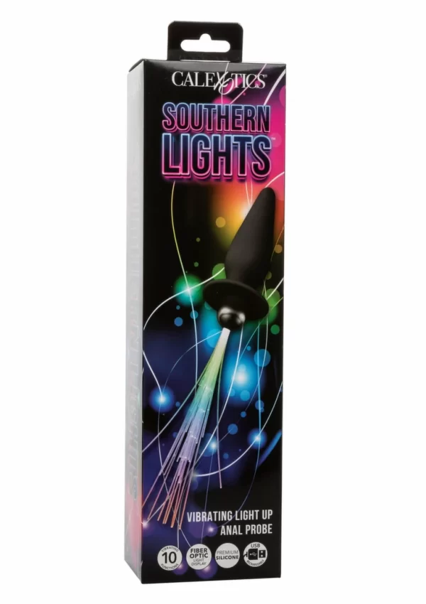 CalExotics Southern Lights Sonda Anatomiczna LED WibrujÄ…ca Silikonowa