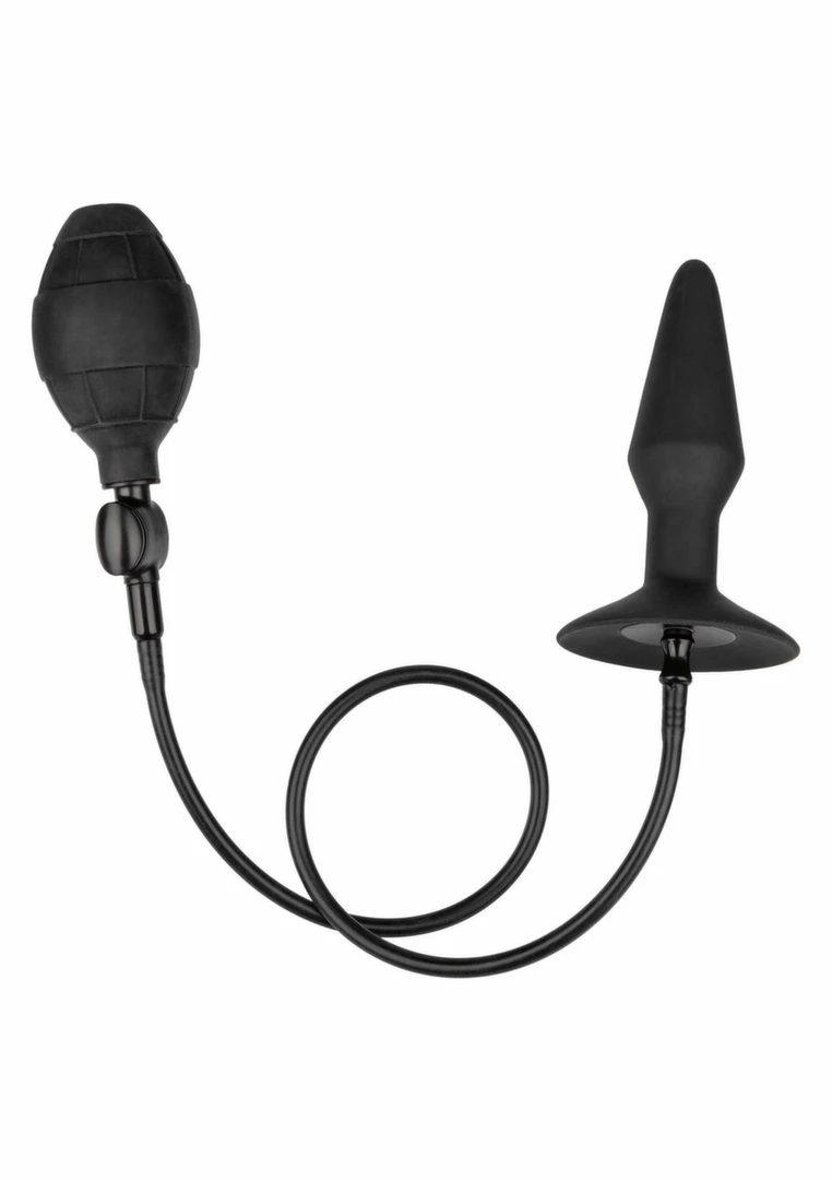 CalExotics Medium Silicone Inflatable Plug with Detachable Hose 4.25â€
