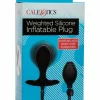 CalExotics Silicone Inflatable Plug Weighted Flexible 3