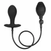 CalExotics Large Weighted Inflatable Plug Silicone System 3.25†Black - Anelma CalExotics Large Weighted Inflatable Plug Silicone System 3.25†Black