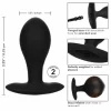 CalExotics Large Weighted Inflatable Plug Silicone System 3.25 Black. See functions