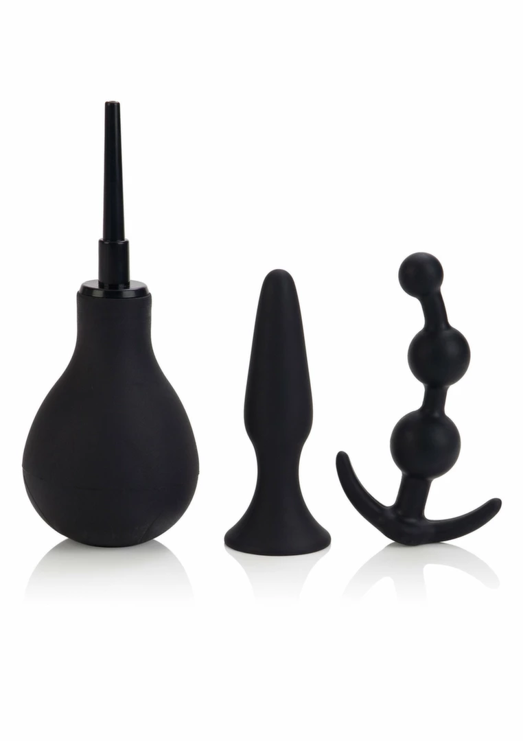 Anal Explorer Kit Advanced Silicone Set with Douche & Probes 3 pcs Anal Explorer Kit Advanced Silicone Set with Douche & Probes 3 pcs