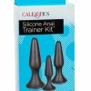 CalExotics Silicone Anal Trainer Kit - Zestaw trzech anatomicznych aplikatorow