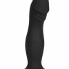 CalExotics Silicone Anal Stud Intimate Plug with Suction Cup Black