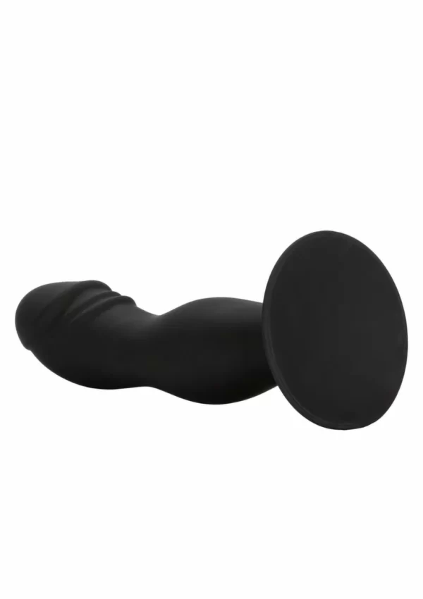 CalExotics Silicone Anal Stud - anatomiczna sonda silikonowa z przyssawkÄ…