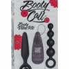 CalExotics Booty Call Booty Vibro Kit - Zestaw silikonowy z wibrujÄ…cym moduÅ‚em