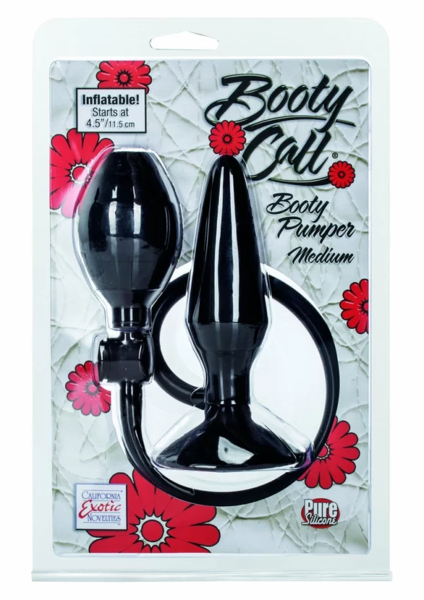 CalExotics Booty Call Booty Pumper Medium - model z pompkÄ… i przyssawkÄ…