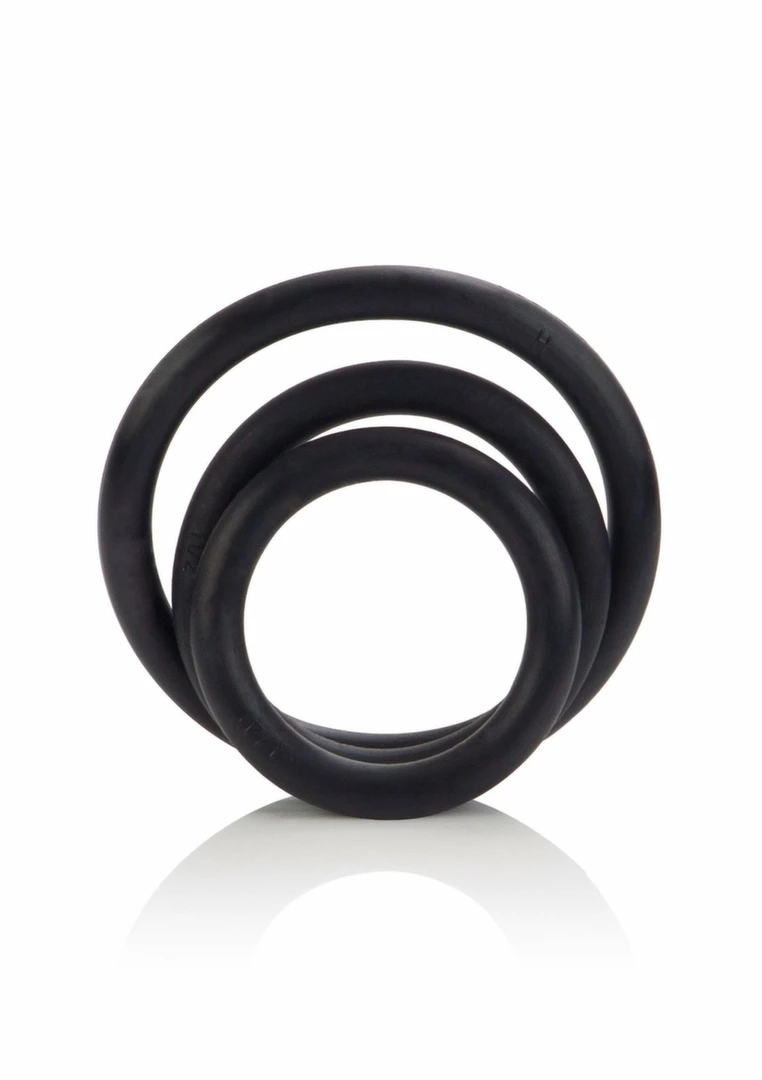 Rubber Ring 3 Piece Set - Flexible Silicone Support Rings - Anelma sextoys