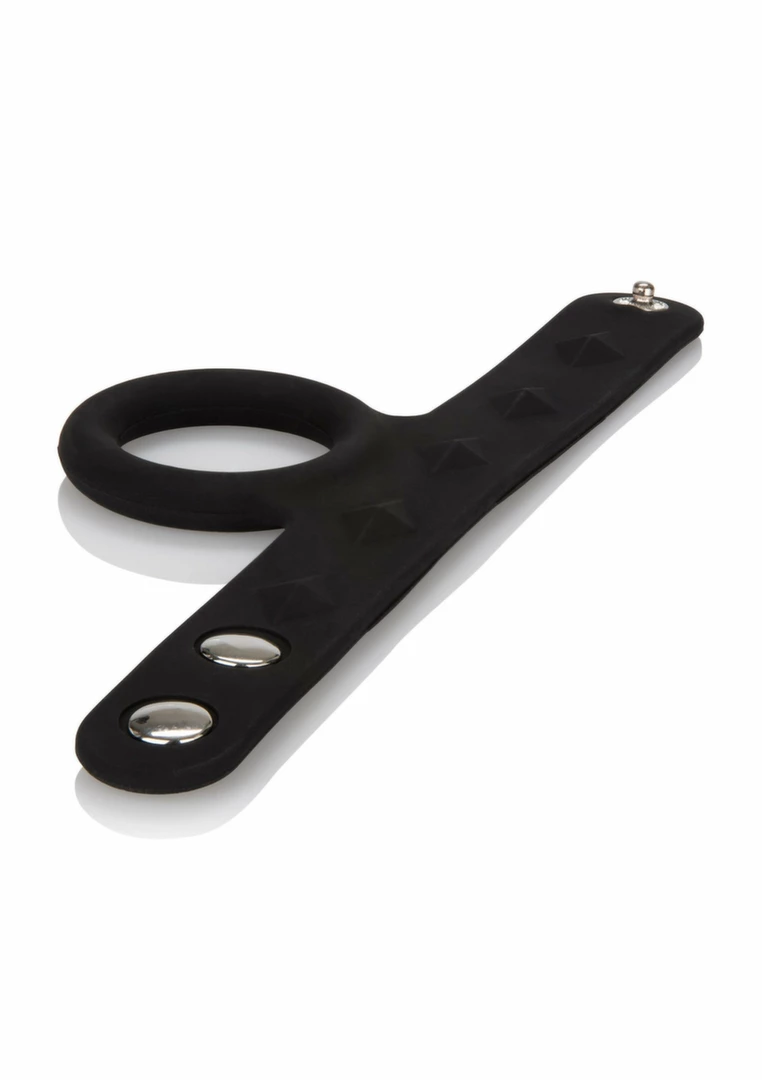 CalExotics 3-Snap Scrotum Ring Medium silikonowy - Anelma eroticshop