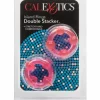 CalExotics Island Rings Double Stacker - podwojny pierścień intymny TPE z koralikami - Anelma eroticshop