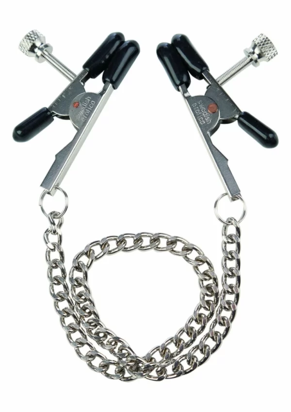 CalExotics Bull Nose Nipple Jewelry regulowane zaciski z Å‚aÅ„cuszkiem