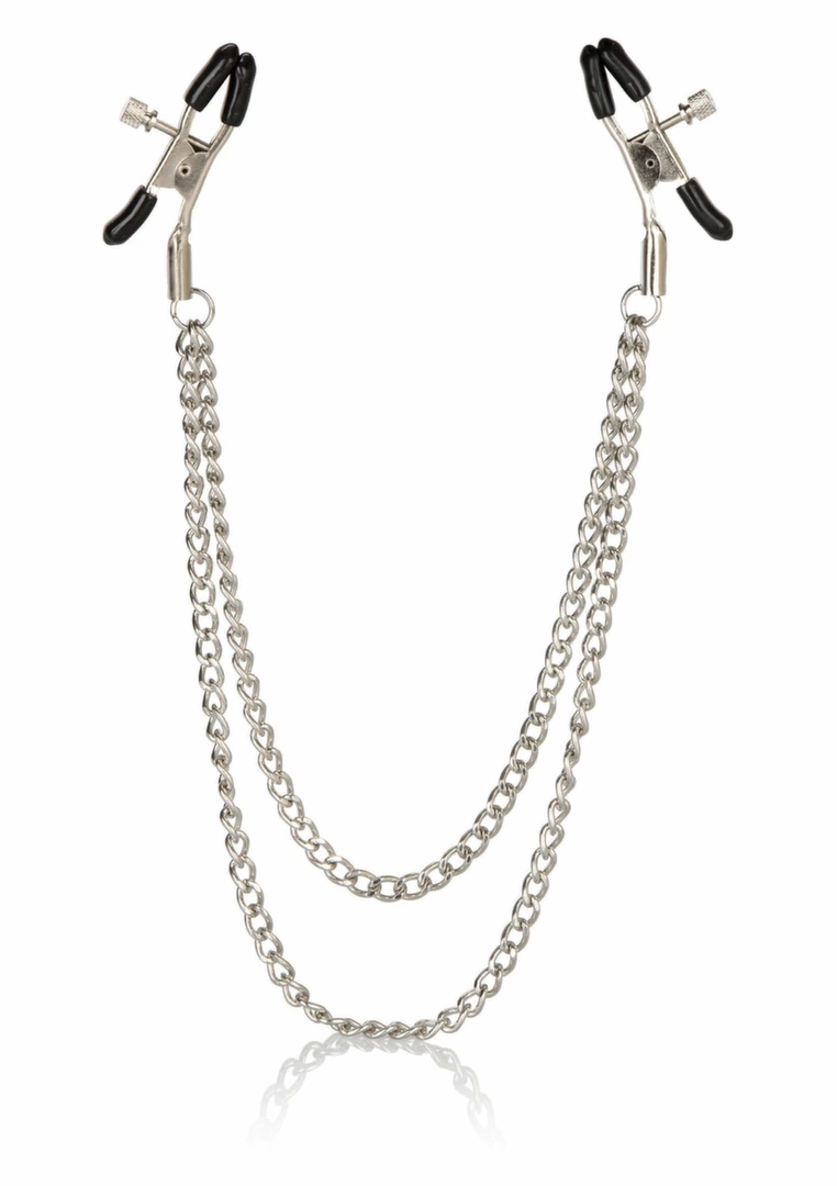 CalExotics Tiered Nipple Clamps regulowane z Å‚aÅ„cuszkami