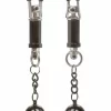 CalExotics Weighted Twist Nipple Clamps regulowane z obciÄ…Å¼eniem 2 szt.