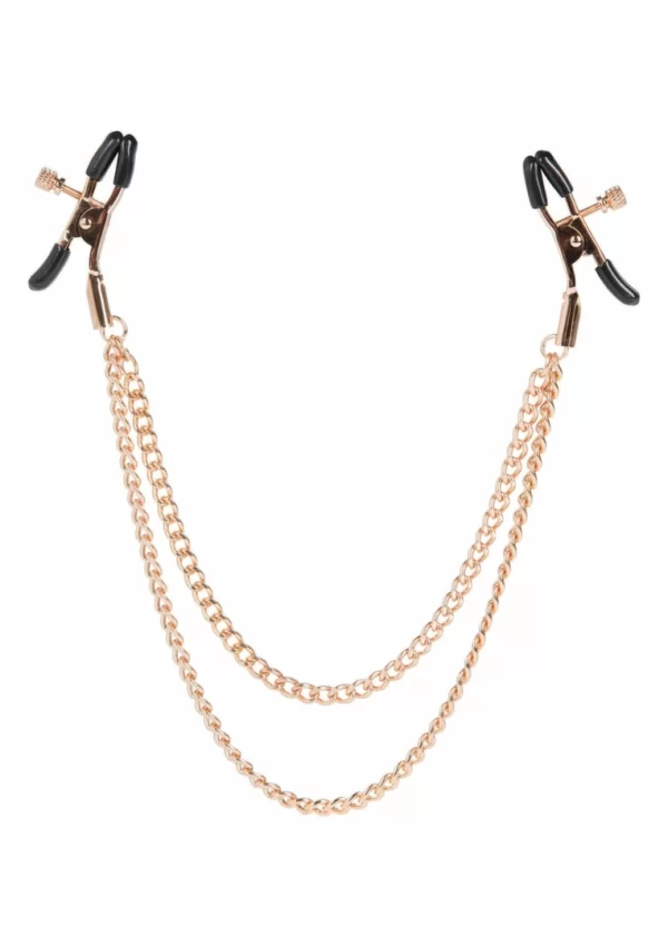 CalExotics Entice Tiered Intimate Clamps z ozdobnym Å‚aÅ„cuszkiem
