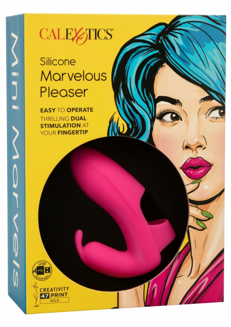 CalExotics Silicone Marvelous Pleaser mini masażer palcowy