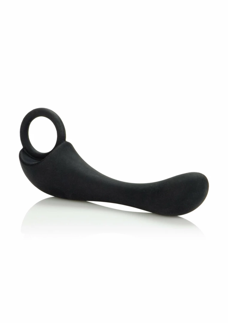 Dr. Joel Kaplan Silicone Prostate Locator Ergonomic Intimate Probe Black. Prostate massager. See functions