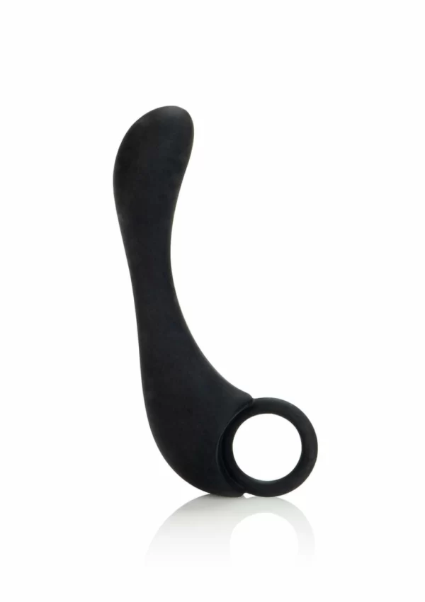 Dr. Joel Kaplan Silicone Prostate Locator Ergonomic Intimate Probe Black