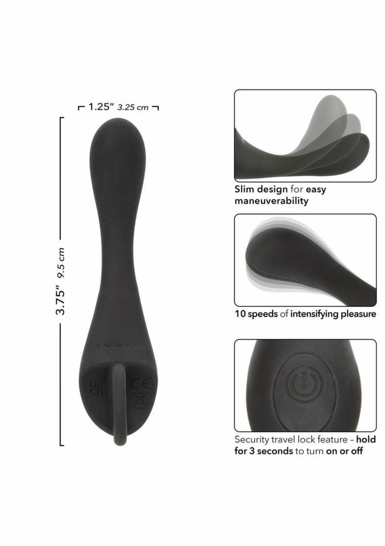 Prostate massager Dr. Joel Kaplan Rechargeable Prostate Locator Slim Vibrating Probe. Prostate massager