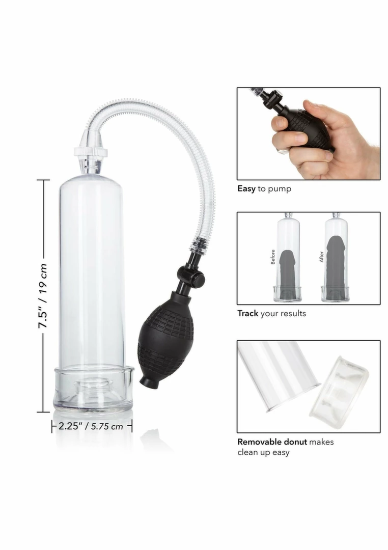 Dr. Joel Kaplan Erection Pump - tuote - Anelma Dr. Joel Kaplan Erection Pump Clear Cylinder Intimate