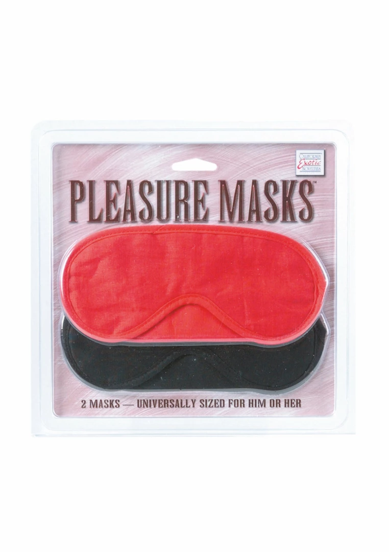 CalExotics Pleasure Masks Zestaw 2 szt. - komfortowe maski na oczy