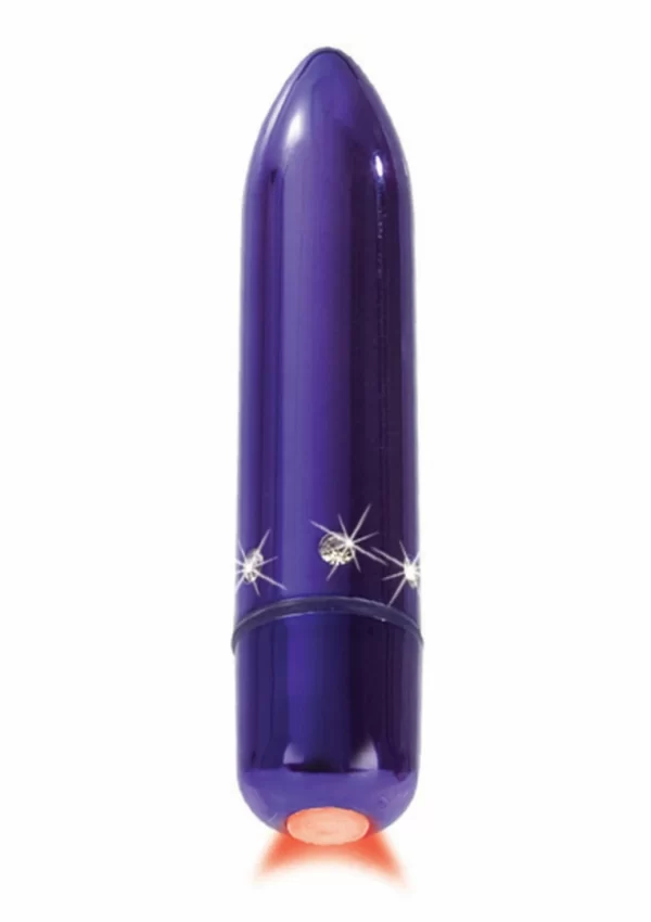 Crystal High Intensity Bullet mini masażer z kryształkami - vibraattori