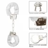 Playful Furry Cuffs Adjustable Faux Fur Metal Restraint