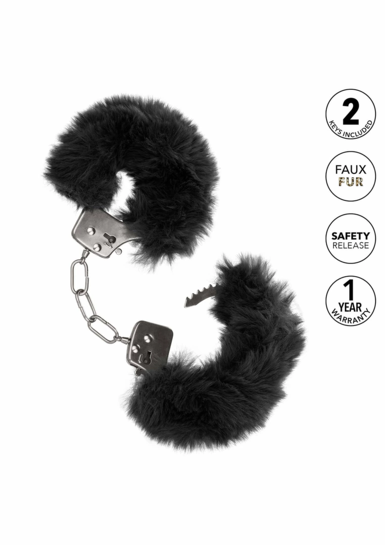 Ultra Fluffy Furry Cuffs - Adjustable Faux Fur Restraint