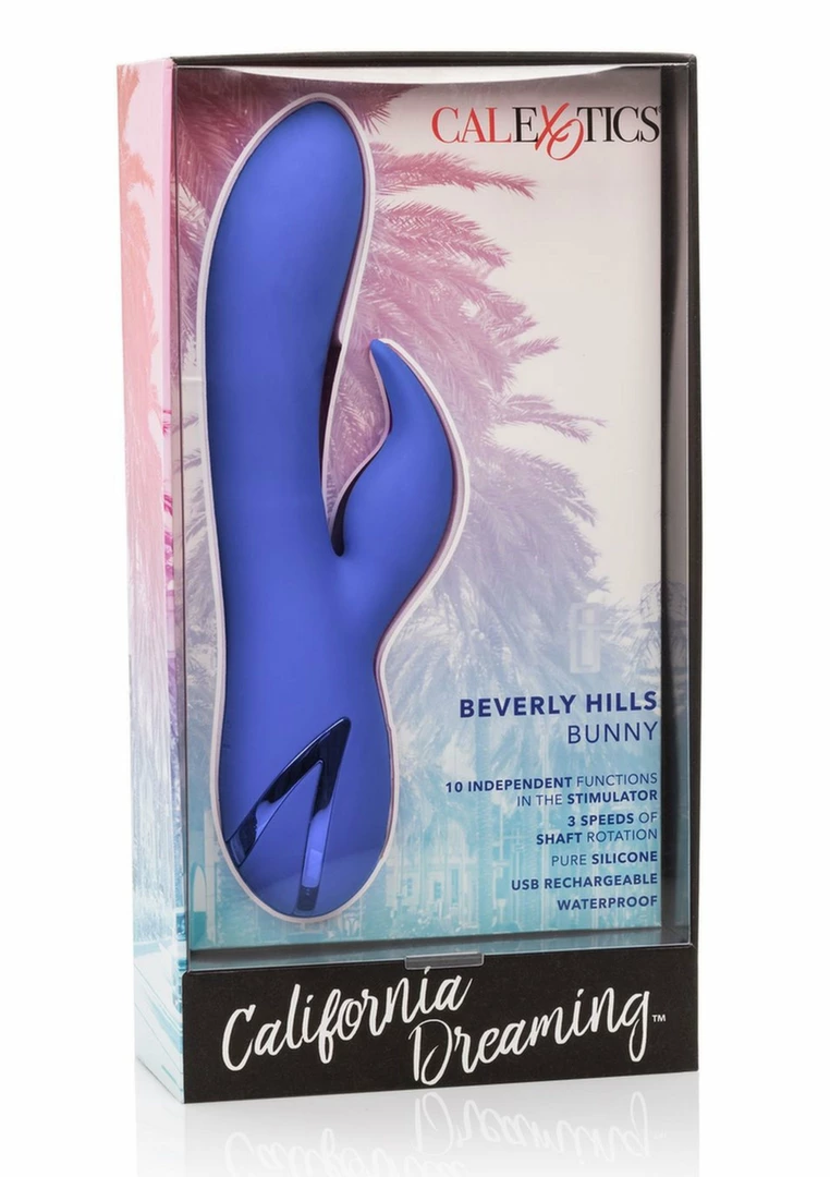 CalExotics Beverly Hills Bunny silikonowy model z 10 trybami