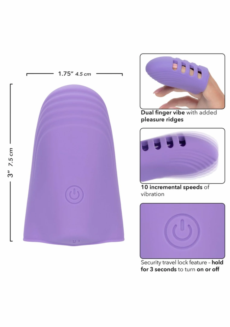 Dr. Laura Berman Rechargeable Finger Vibe Dual Motor