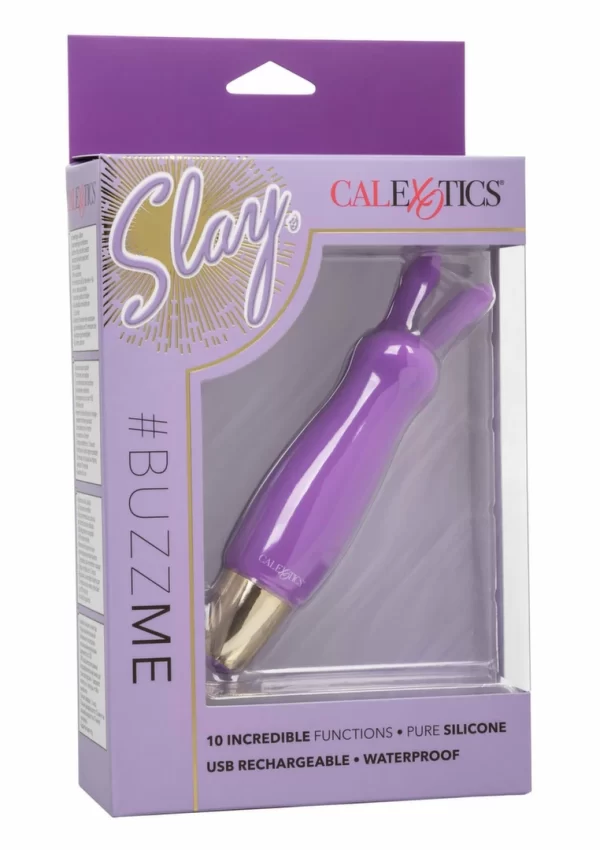 CalExotics Slay Buzz Me mini masażer z uszkami silikonowy