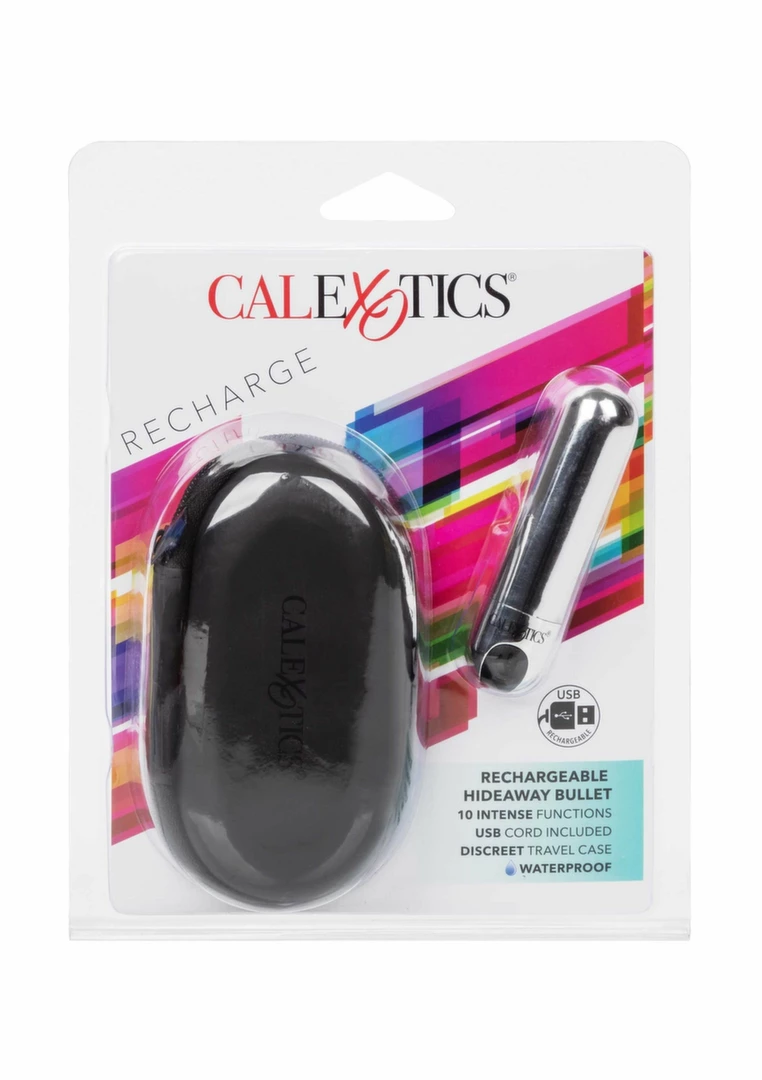 CalExotics Rechargeable Hideaway Bullet Compact Intimate - Anelma CalExotics Rechargeable Hideaway Bullet mini masażer USB 10